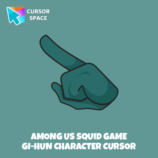 Among Us Squid Game Gi-Hun Character cursor arrow cursor